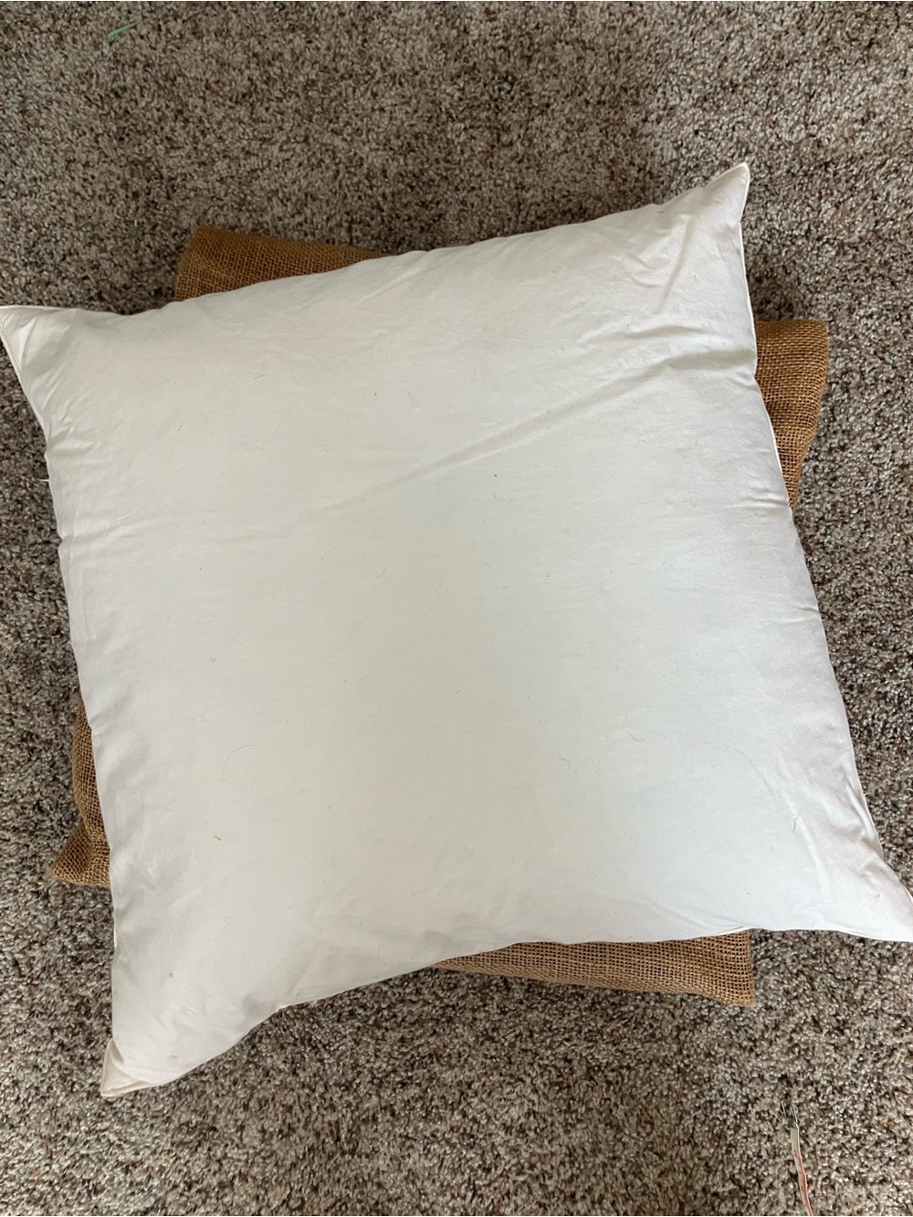 Basset Hound pillow WITH real down insert - Picture 6 of 6